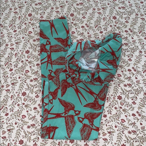 LulaRoe Scissor Sparrow Legging Major ๐ฆ OS NWOT - Picture 2 of 8